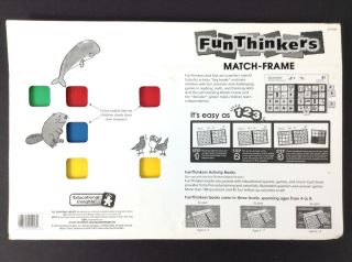 Educational Insights Fun Thinkers FunThinkers Match - Frame Tile Picture Game vntg 5