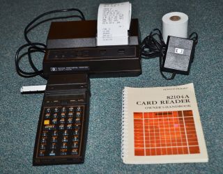 Hewlett - Packard Hp 41cx Calculator W/ Card Reader And 82143a Printer Fw,  90dw