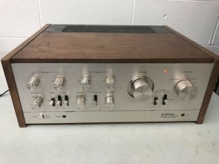 Pioneer Sa - 9900 Integrated Amplifier Wood Case Parts Only Read Powers On Estate