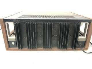 PIONEER SA - 9900 integrated amplifier Wood Case Parts Only Read Powers On Estate 7