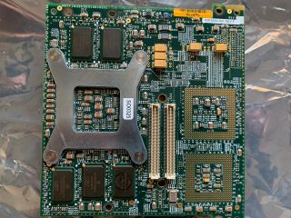 Silicon Graphics SGI O2 R12K 300MHz CPU module 030 - 0993 - 001 with 2 CPU risers 2