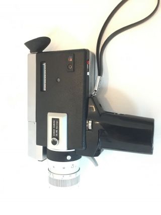 Canon 8 Auto Zoom 518 8mm Camera w Case,  Tele Converter,  Kodak Film,  EXEX 3