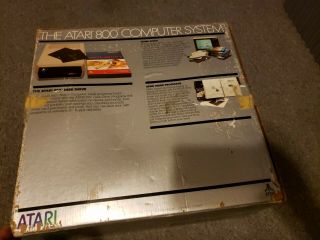 Vintage ATARI 810 Floppy Disk Drive Computer System W/ box 2