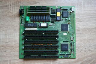 Rare Ultrafast Motherboard 286,  Harris Cs80c286 - 25,  I287xl,  5mb Ram