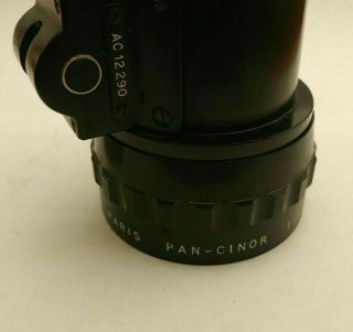 Som Berthiot Pan - Cinor 17.  5 - 70 mm F2.  4 lens C - Mount,  Viewfinder 4