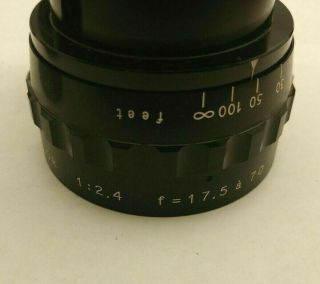 Som Berthiot Pan - Cinor 17.  5 - 70 mm F2.  4 lens C - Mount,  Viewfinder 6