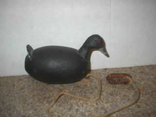 Very Neat Old Handmade Hand Made Small Wood Duck Decoy One Of A Kind Look