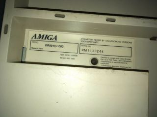 Commodore Amiga 1000 Computer,  Booted to Kick Start Screen 8