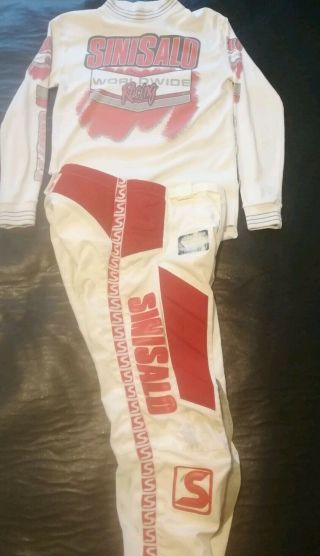 Vintage Motocross Sinisalo Jersey And Pants Twinshock Evo Mx