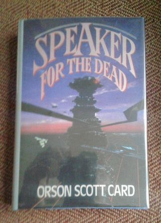 Ender Quartet,  Orson Scott Card.  First edition,  Inscribed.  Very fine.  5 vols. 2