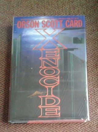 Ender Quartet,  Orson Scott Card.  First edition,  Inscribed.  Very fine.  5 vols. 3