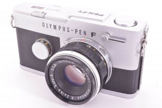 Olympus PEN - FT body with F.  Zuiko Auto - S 38mm F 1.  8 Lens,  battery 200745 2