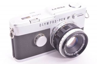 Olympus PEN - FT body with F.  Zuiko Auto - S 38mm F 1.  8 Lens,  battery 200745 4