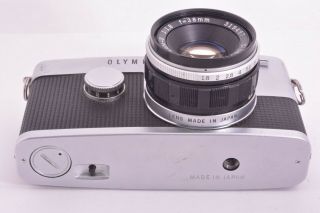 Olympus PEN - FT body with F.  Zuiko Auto - S 38mm F 1.  8 Lens,  battery 200745 7