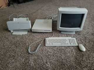 Apple Macintosh Performa 450 (w/ Hard Drive),  Mouse,  Keyboard,  Printer,  Computer