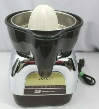 Proctor Silex Vintage Juicit Ji11c Automatic Citrus Juicer