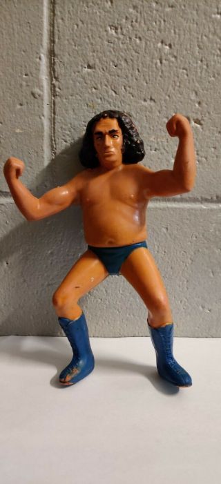 Vintage Ljn Wwf Wwe Andre The Giant Rubber Wrestler Wrestling Figure 1984 Titan