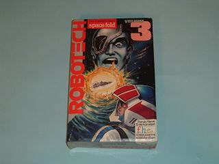 ROBOTECH SPACE FOLD the Macross Saga Countdown Volume 3 VHS VINTAGE VIEWED ONCE 2