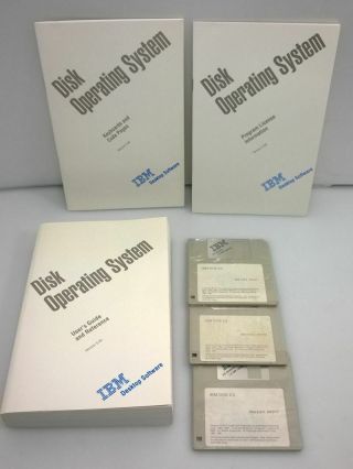 VINTAGE - IBM PC - DOS 5.  0 - OEM - 3.  5 Disks 5