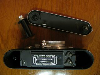 Leica IIIg Camera,  w/5cm - 3.  5 Leitz Elmar plus Case,  AS/IS 5