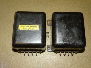Pair,  Western Electric 201A INPUT Transformers,  1920s,  for Tube Amplifier 2