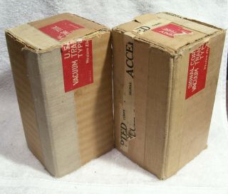 Matched Western Electric VT - 2 / 205B Triodes in Boxes Strong Emission 6