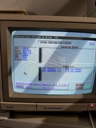 NTSC Amiga 500 computer great with mouse,  A501 ram expansion and power 10