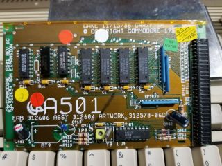 NTSC Amiga 500 computer great with mouse,  A501 ram expansion and power 3