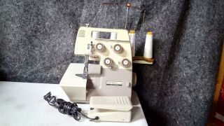 Vintage Bernette Mo - 234 Overlocker 4 Thread Serger Swiss Made For Bernina