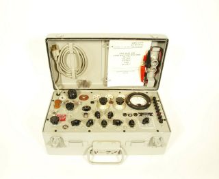 Outstanding TV - 7 Military Tube Tester Serviced & Calibrated by Dan Nelson 2/2019 3