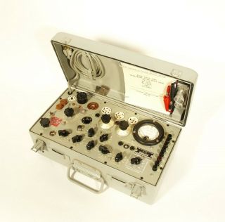 Outstanding TV - 7 Military Tube Tester Serviced & Calibrated by Dan Nelson 2/2019 4
