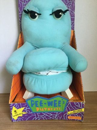 Vintage 1988 Pee - Wee’s Playhouse Pee Wee Pal Chairry 13” Plush Puppet 3
