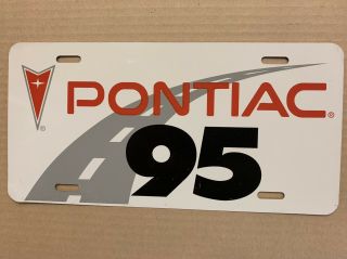 Vintage 1995 Pontiac License Plate