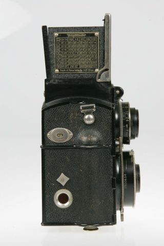1933 Art Deco Voigtlander TLR Medium Format 120 Roll Film Camera Skopar 5