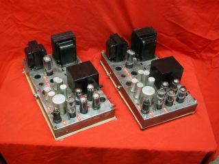 Capehart M - 2am Western Electric 6v6 Power Amplifiers [working Pair]