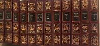 Kings And Queens Of England Complete 12 - Volume Set Easton Press Leather Bound