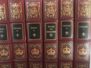 Kings and Queens of England Complete 12 - Volume Set Easton Press Leather Bound 6