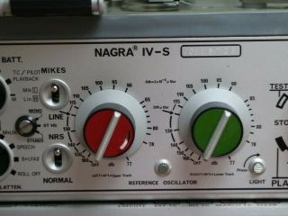 Nagra IV - S Stereo Reel to Reel With Time Code,  Crystal Sync - 4