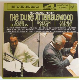 Vintage Reel Tape,  " The Duke At Tanglewood " By Duke Ellington;boston Pops,