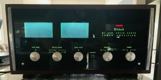 Mcintosh Mc2105 Solid State Amp,  Flawlessly And Sounds