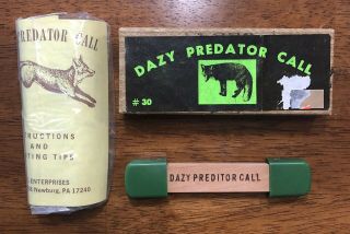 Vintage Dazy 30 Predator Call - Rare