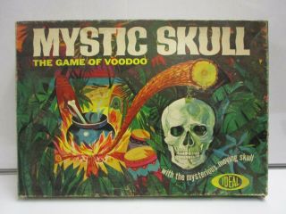 Vintage Mystic Skull The Game Of Voodoo 1964 Ideal Toys Complete