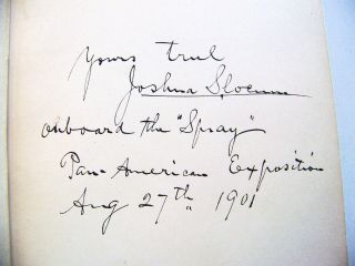 1901 SIGNED Special Edition SAILING ALONE AROUND THE WORLD By CAPT.  JOSH SLOCUM 3