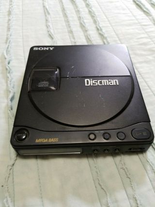 Vintage Sony Discman Cd Player Walkman D9