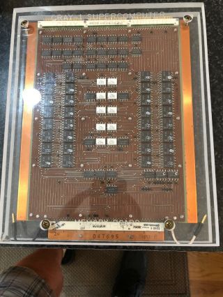 Cray - 1 Supercomputer Memory Board Tony Cole 342/400