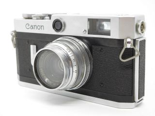 [exc,  ] Canon P Rangefinder Film Camera Leica Screw Mount W/ 35mm F2.  8 From Japan