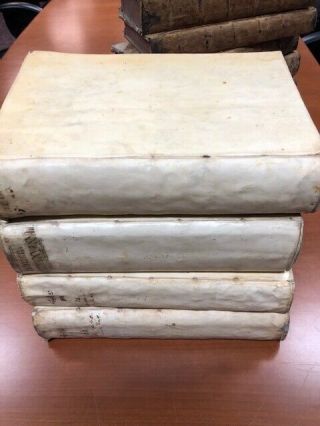 Martin Luther 15 large folio volumes of the Leipzig Edition ca 1730 3