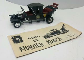 Vintage Amt Munsters Koach Model Kit Built Up