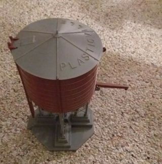 Vintage Plasticville Water Tank 1615 100 With Box