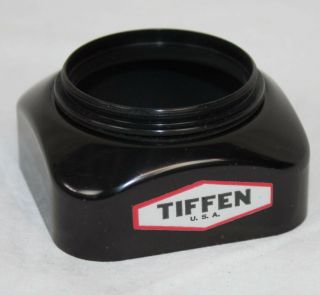 Vintage Tiffen Lens Hood Cap Square Screw On Style Camera Lens Photography
